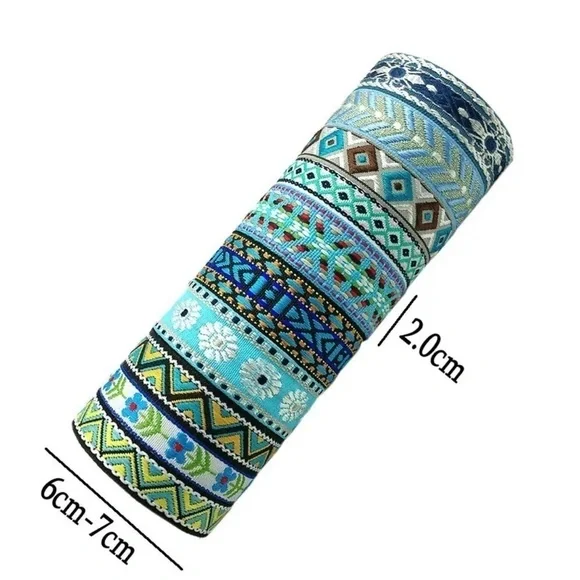 3 For $35 Bohemian Handwoven 10 Piece Unisex Bracelet Set Various Woven Patterns - Picture 2 of 2